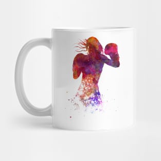 Boxing-muay thai in watercolor Mug